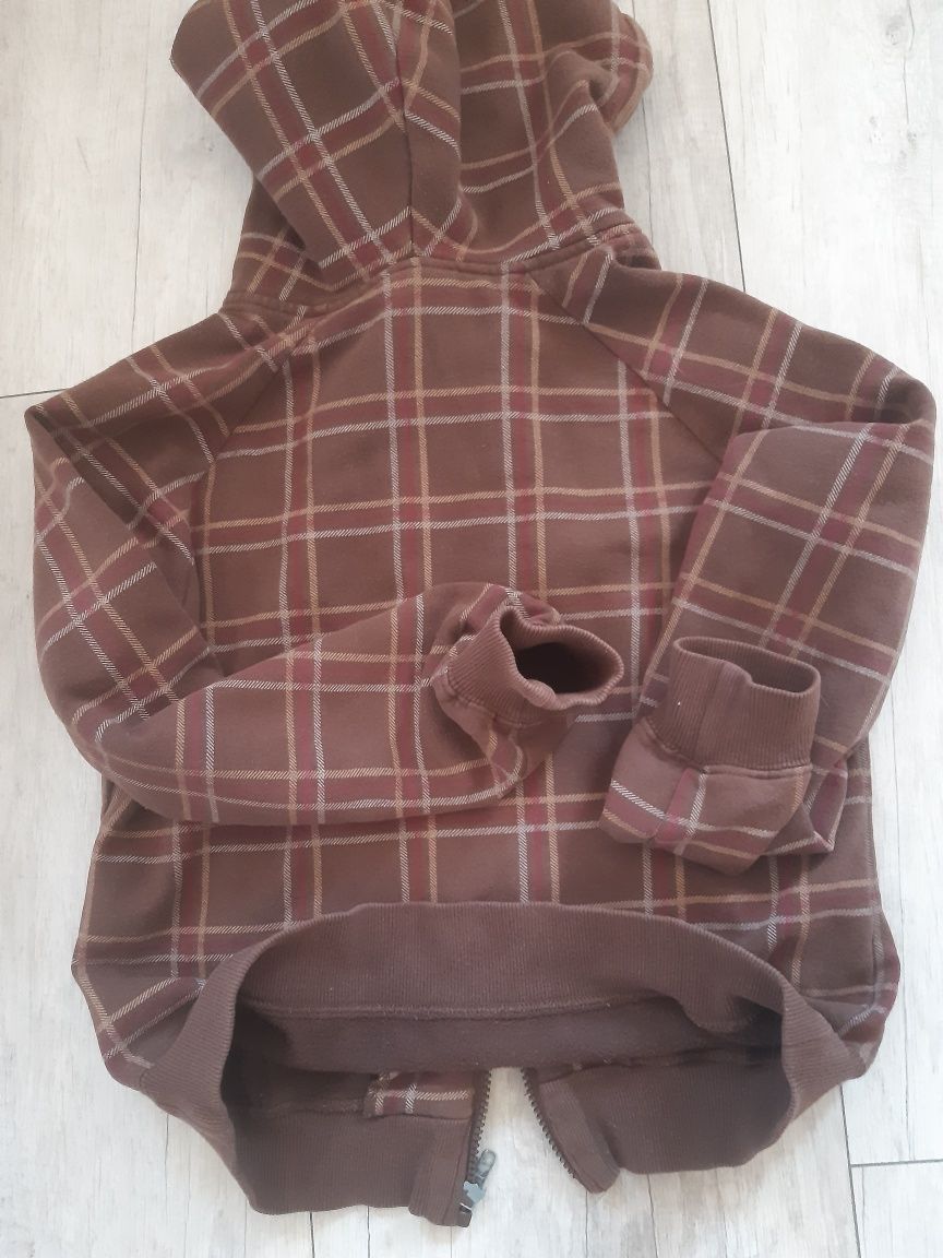 Bluza w kratę r.152 wow