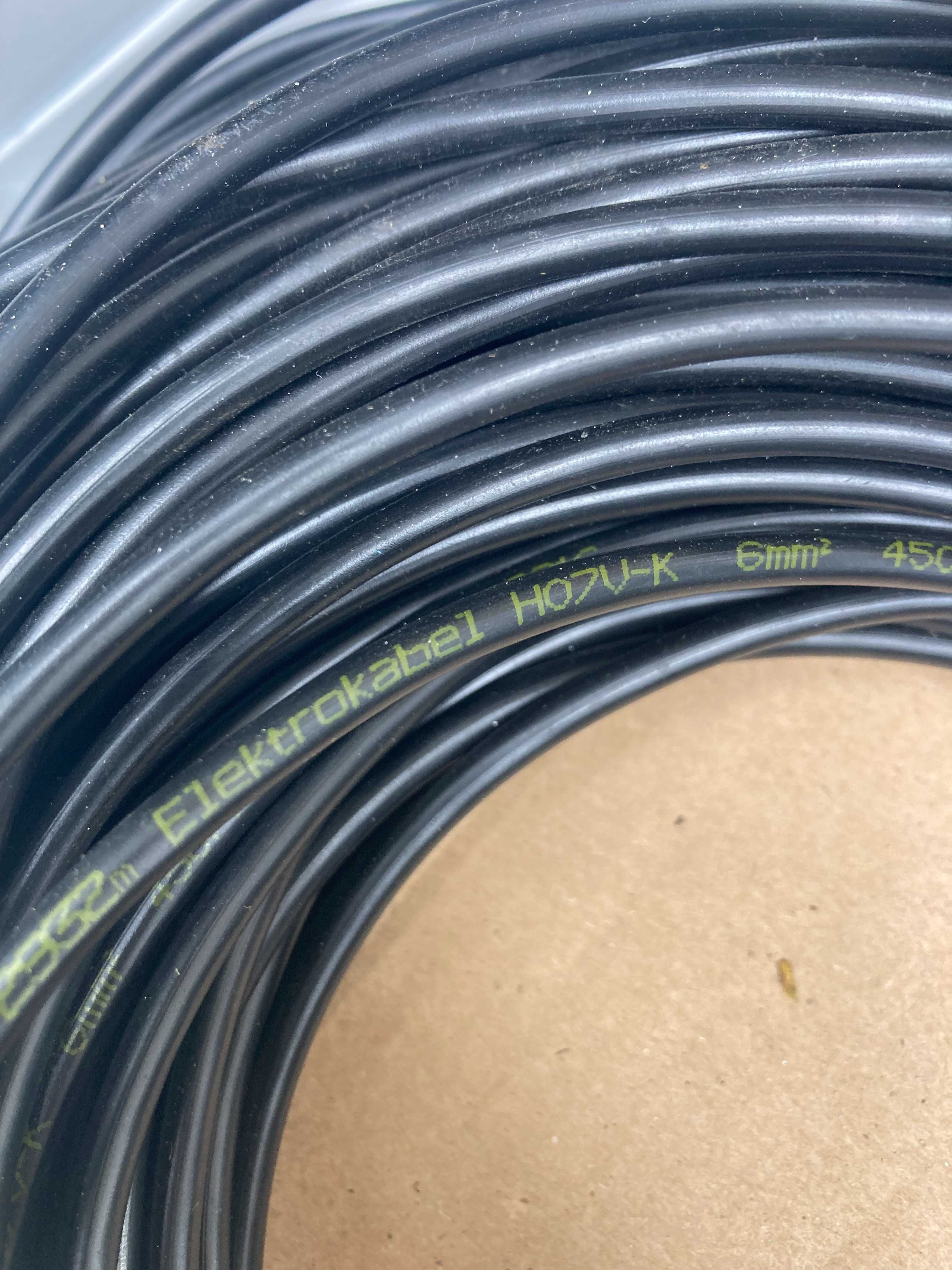 Przewód Linka LGY 1x6mm2 - Elektrokabel - 56m - sprzedam
