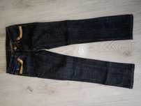 Spodnie jeans z cekinami rozm 134