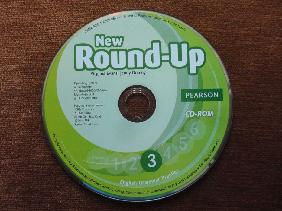 Диск CD для New Round-Up 3 English Grammar Practice
