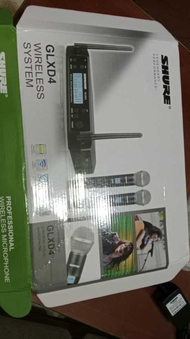 Microfone sem fio shure