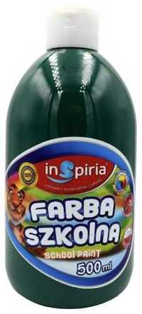 Farba szkolna ciemnozielona 500ml