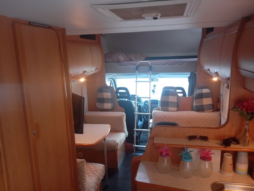Autocaravana 7 dormidas Fiat 2.8 JTD motor iveco