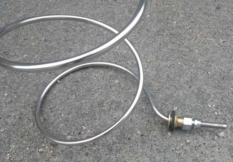 Дистиллятор, змеевик с двумя сухопраниками под НЕ проточную воду