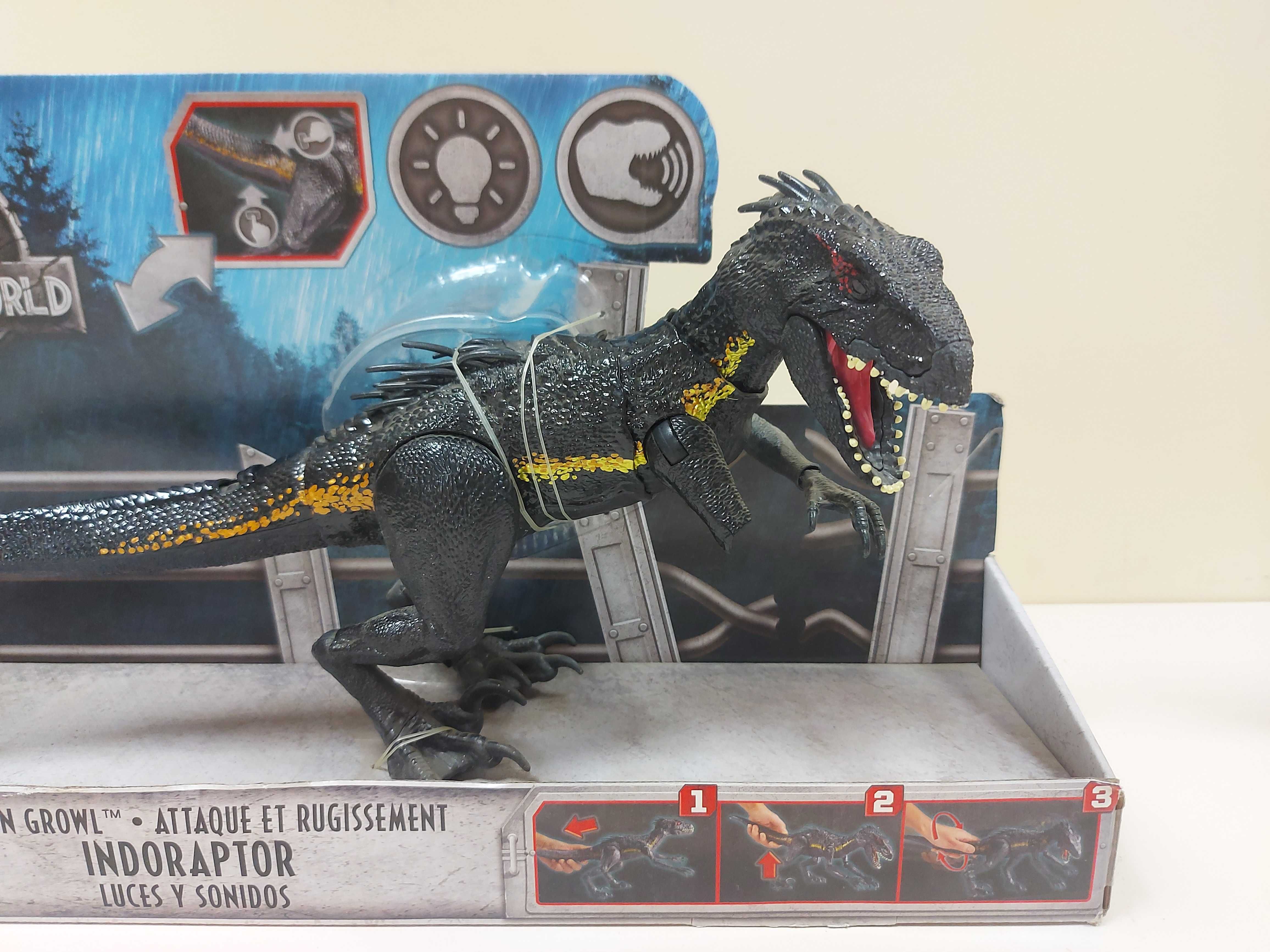 JURASSIC WORLD Interaktywny Dinozaur Indoraptor FLY53 F