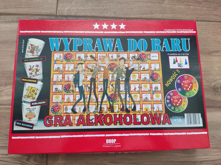 Wyprawa do baru - gra planszowa wieczór kawalerski