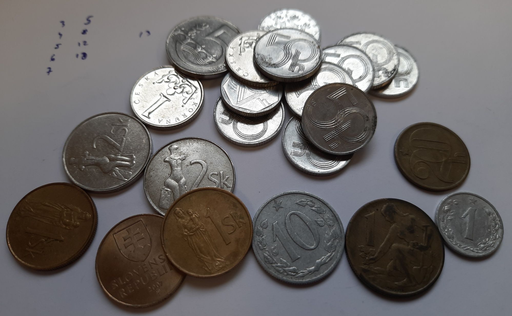 Moneta Czechosłowacja Czechy Słowacja halerz korona
