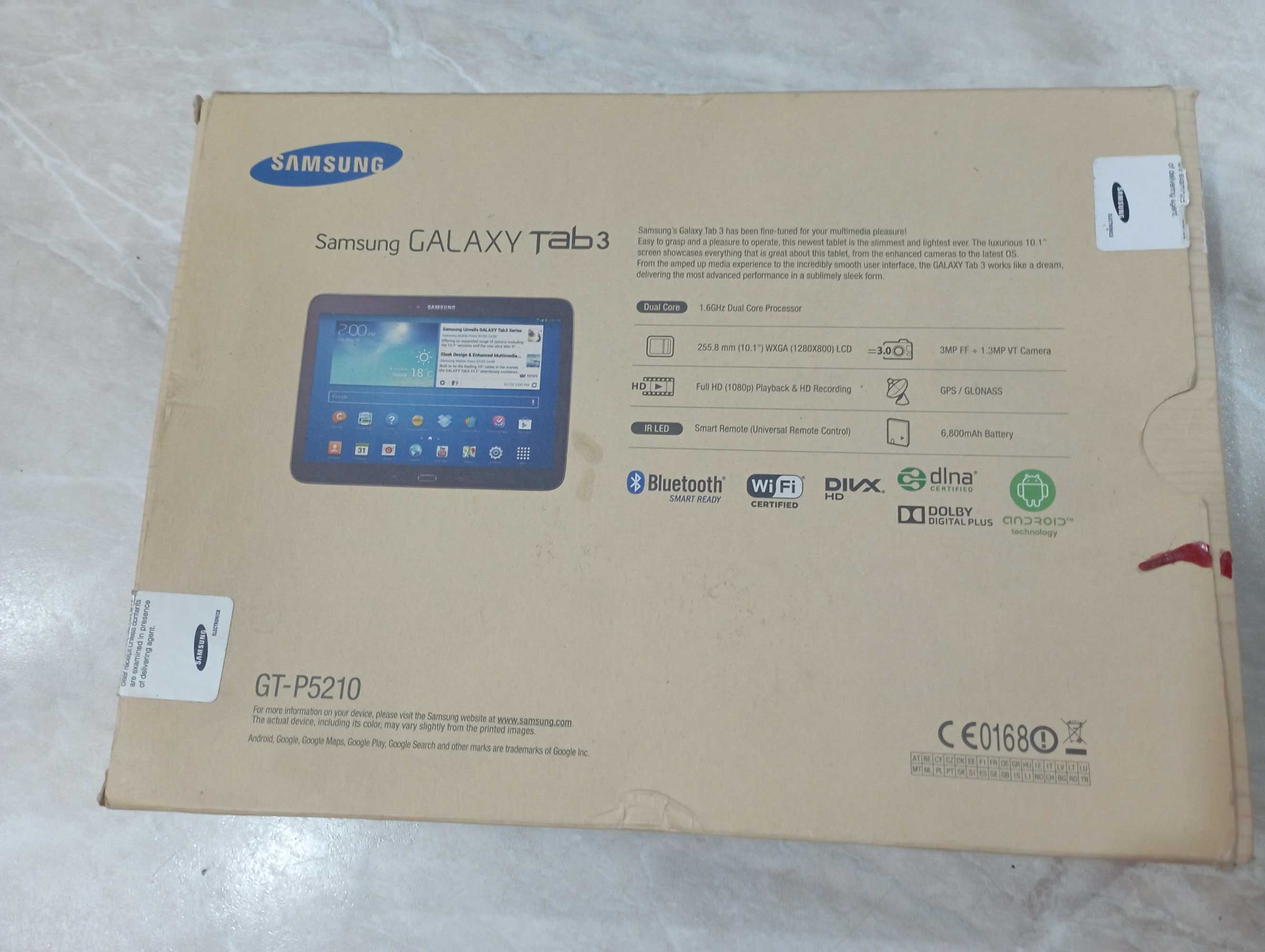 Планшет Samsung Galaxy Tab 3 GT-P5210 10.1" 16Gb