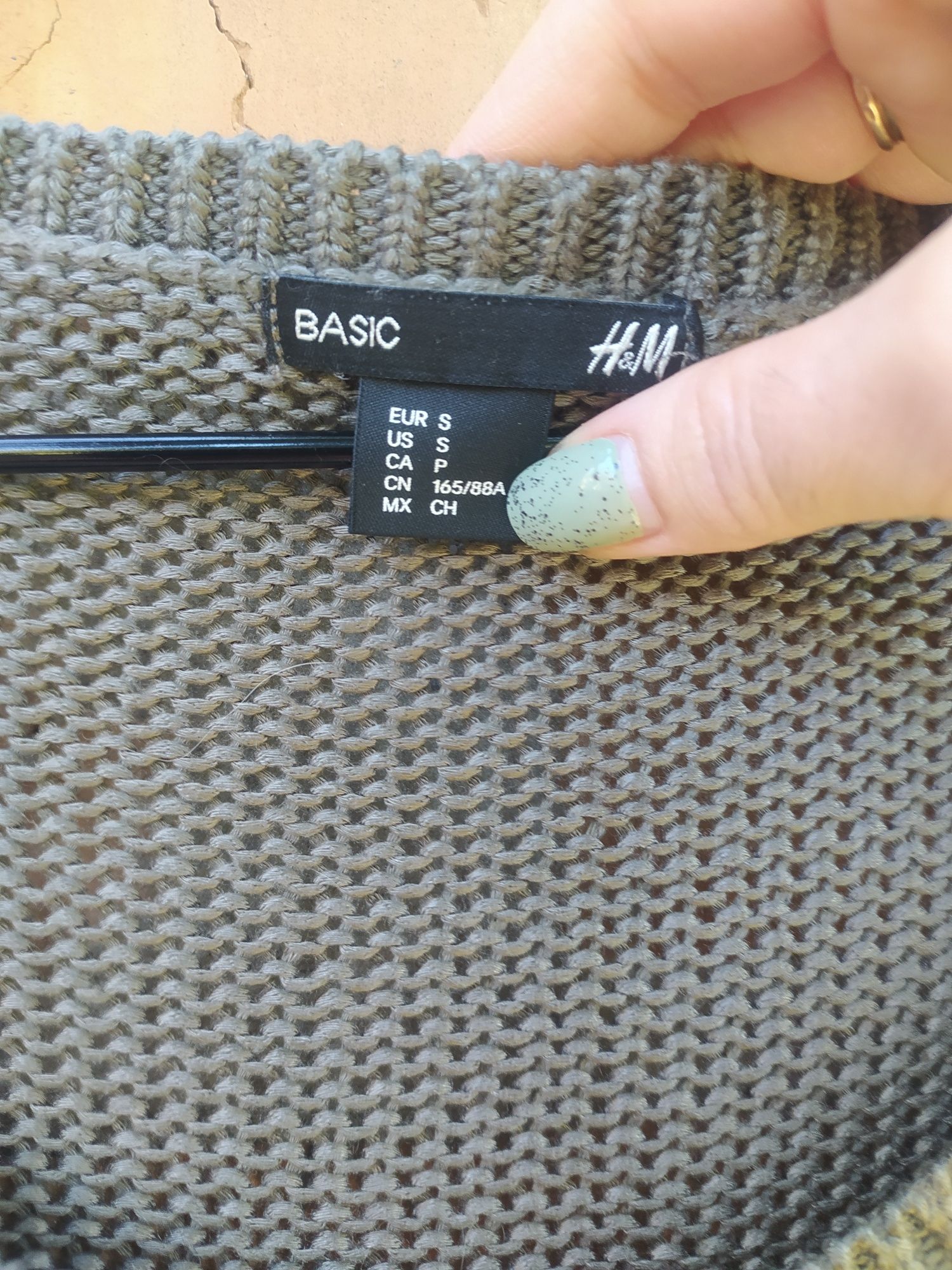 Кофта, светр в'язаний H&M, розмір S