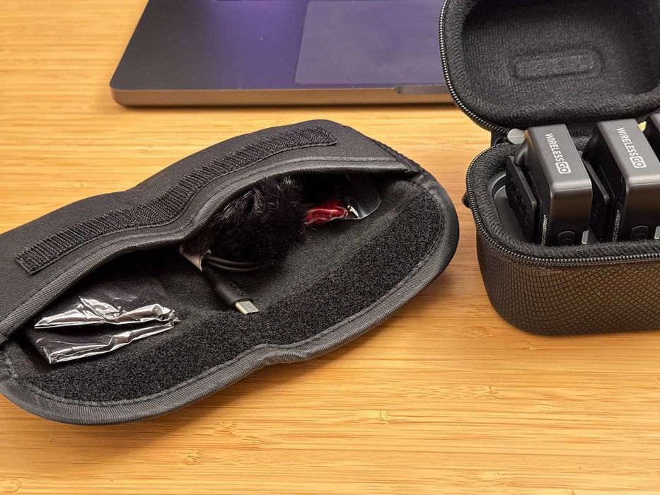 Microfones sem fio RØDE Wireless GO (Gen 3) + Charge Case+ novos