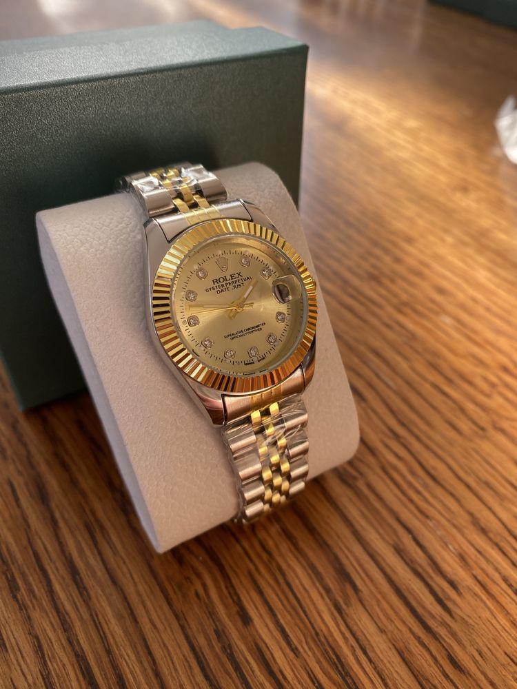 Datejust Gold Silver zegarek nowy damski