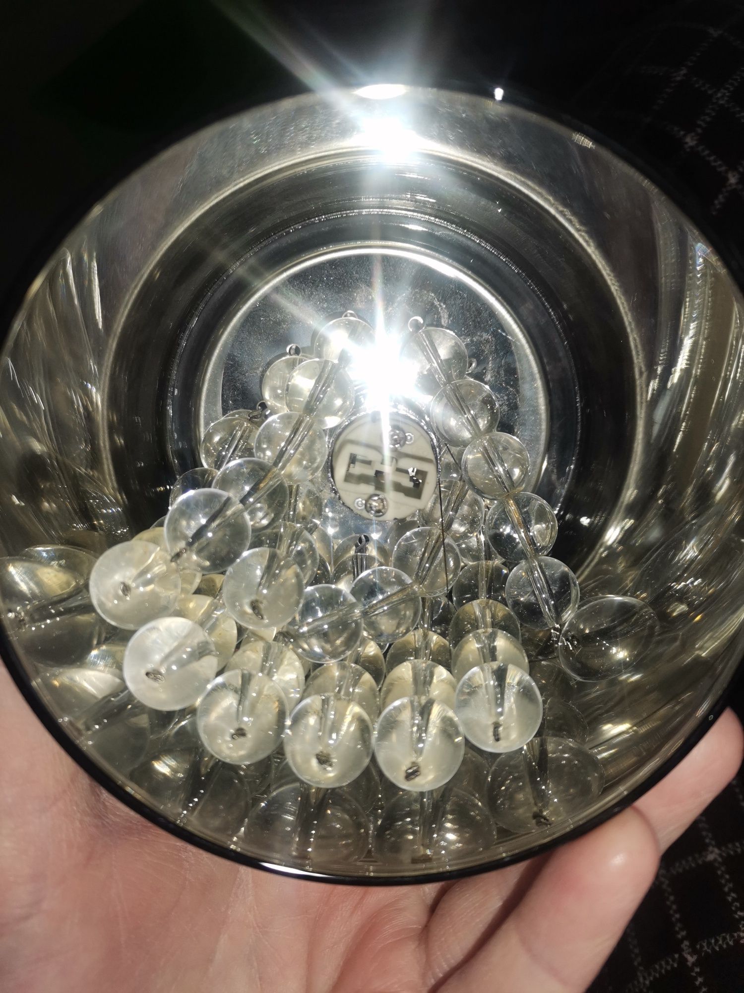 Kinkiet Crystal Agata Meble szklany lustrzany