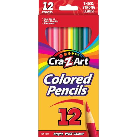 Карандаши Cra-Z-Art Real Wood, Pre-sharpened Strong Colored Pencils