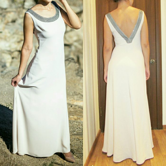 Вечернее платье светлое выпускное свадебное