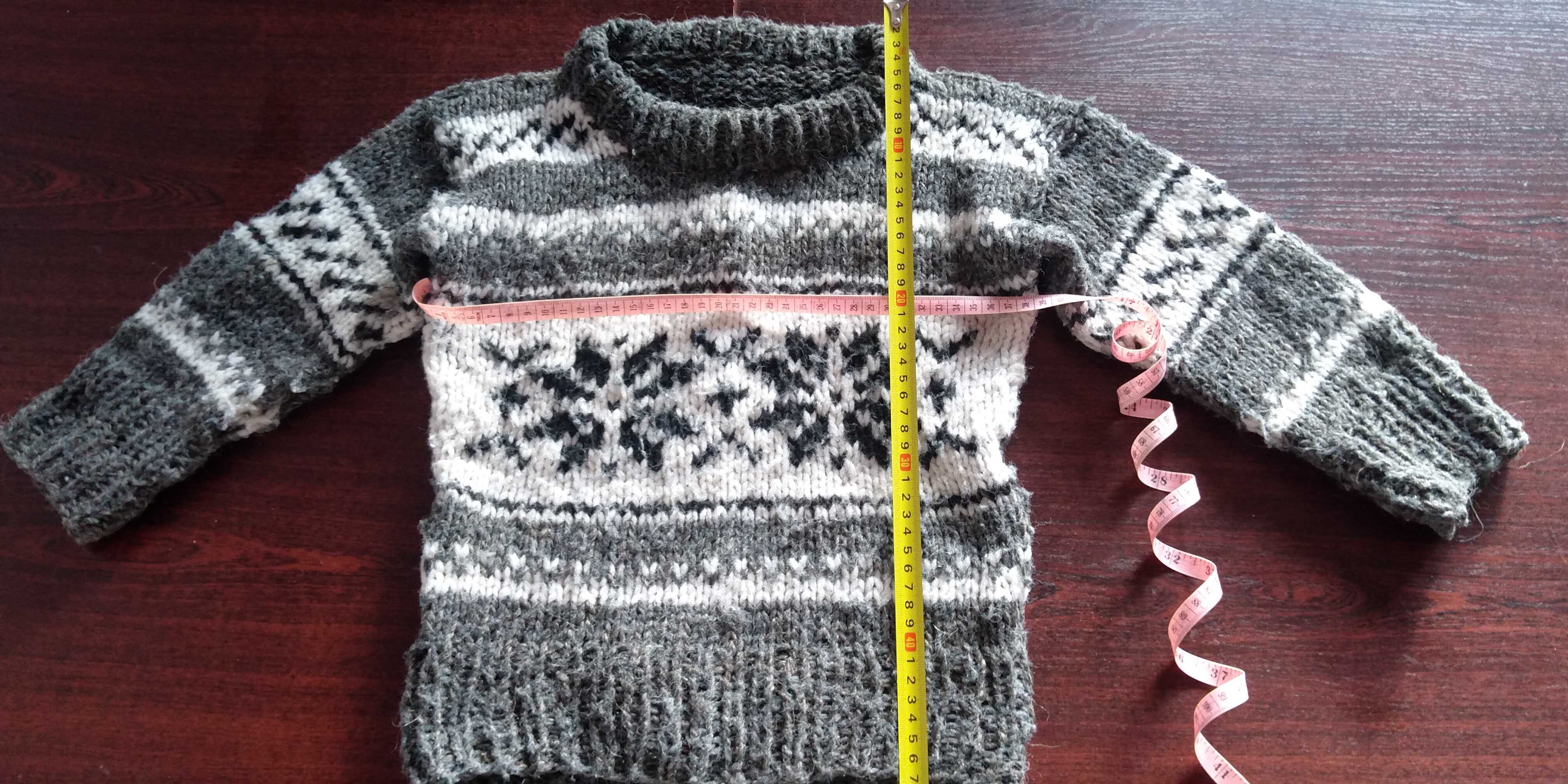Sweter góralski wełniany 5, 6 lat, Jasełka, ubrania