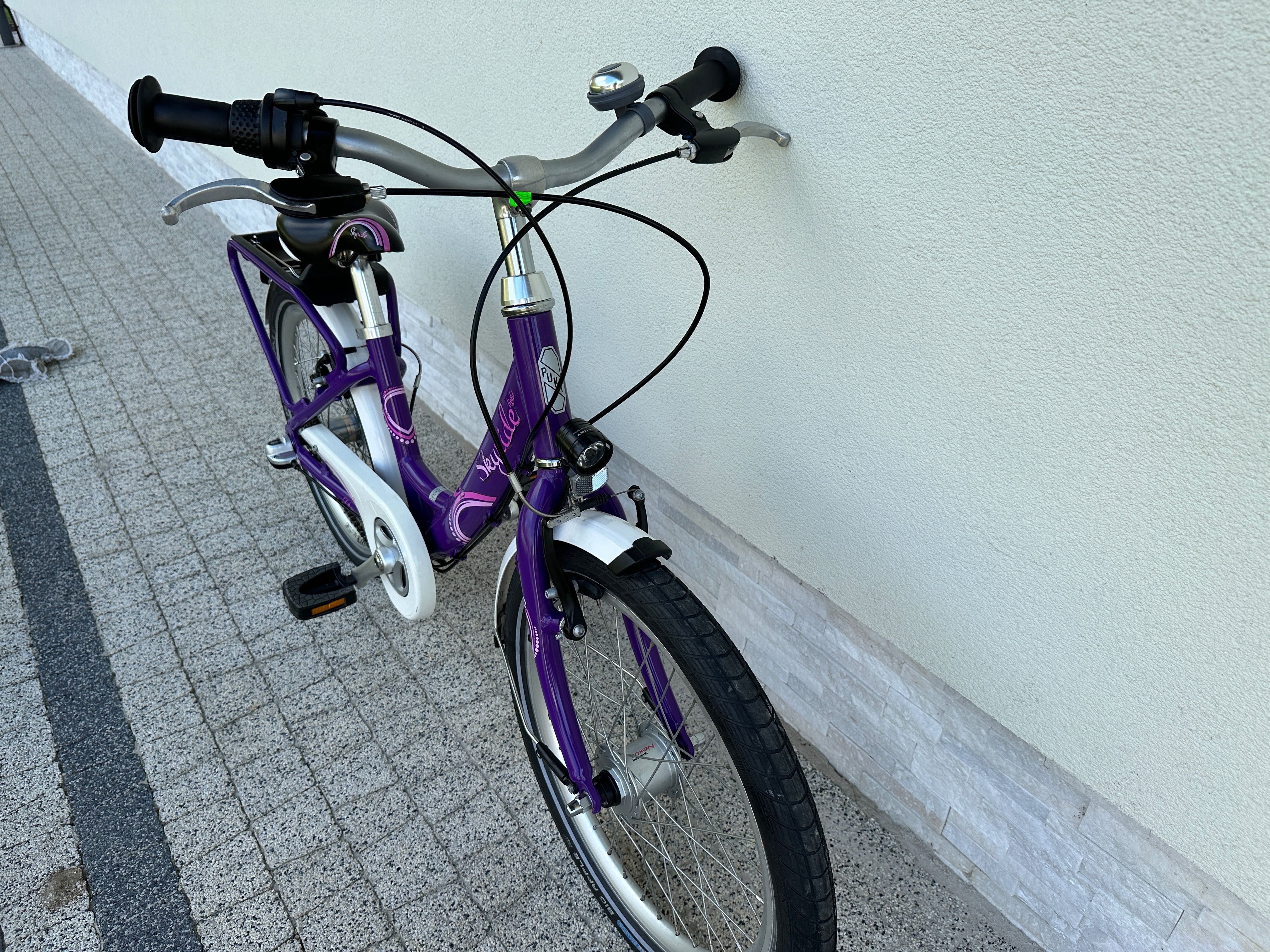 Rower PUKY SKYRIDE - koła 20, aluminiowy, Nexus 3b, prądnica w kole