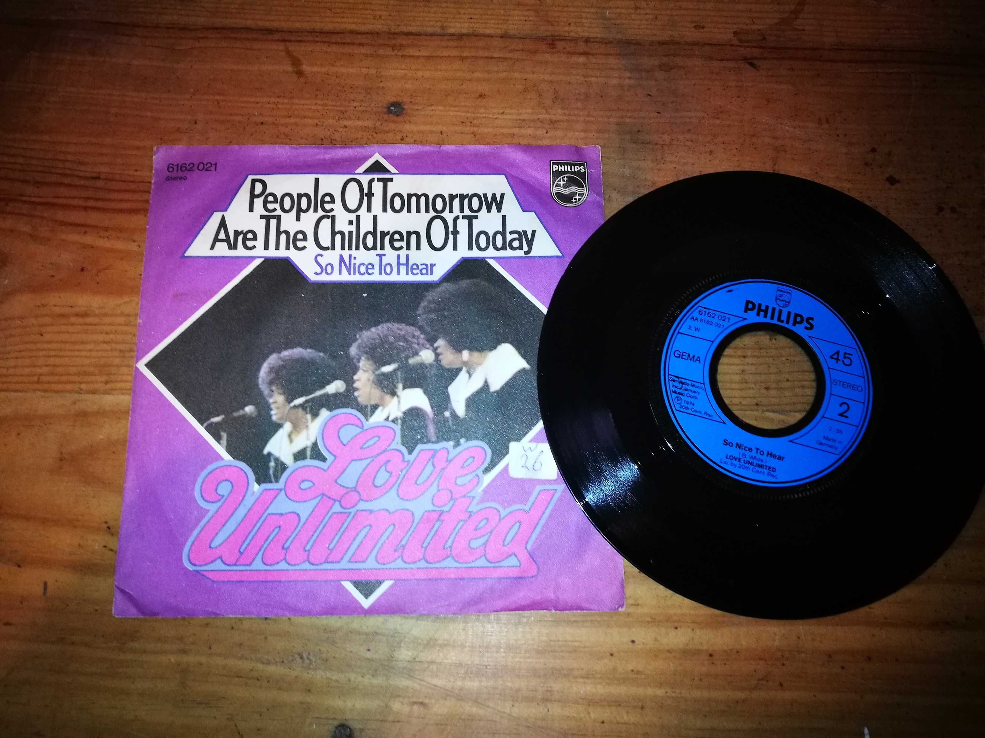 LOVE UNLIMITED(Funk-S) People Of Tomorrow Are Children Of Today SINGLE