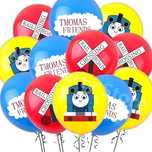 Balony Tomek i Przyjaciele Zestaw Balonów 12 Sztuk