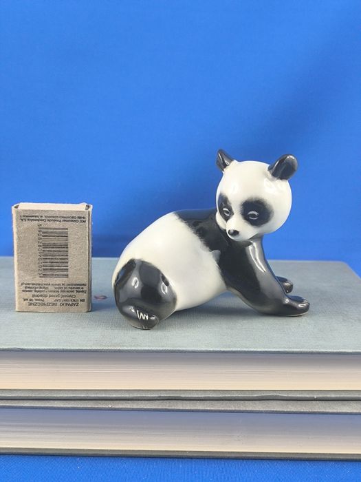 Panda Łomonosow LFZ #porcelana #ozdoba #prezent #ZSRR #Rosja