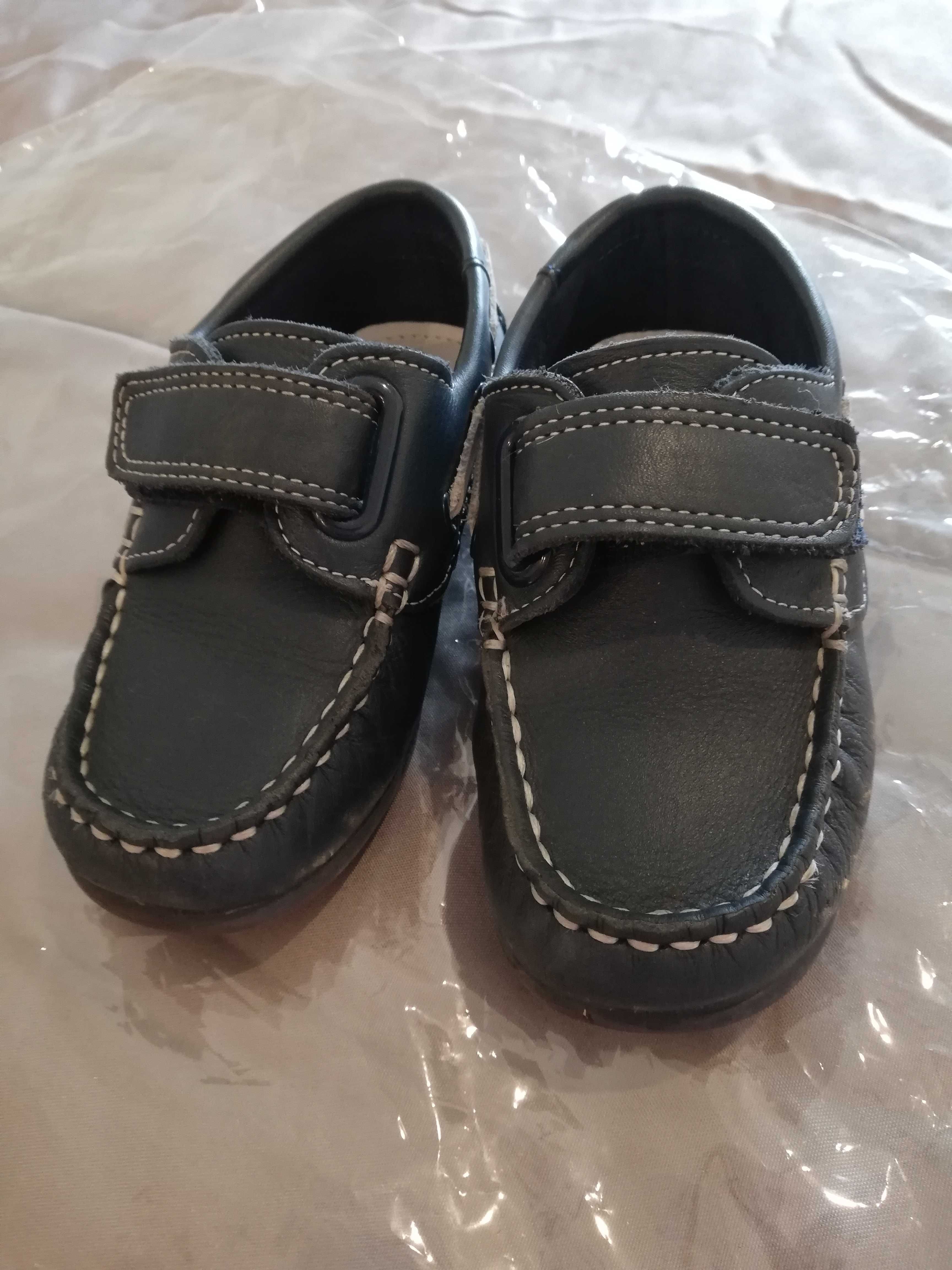 Mocassins menino azul marinho tamanho 24