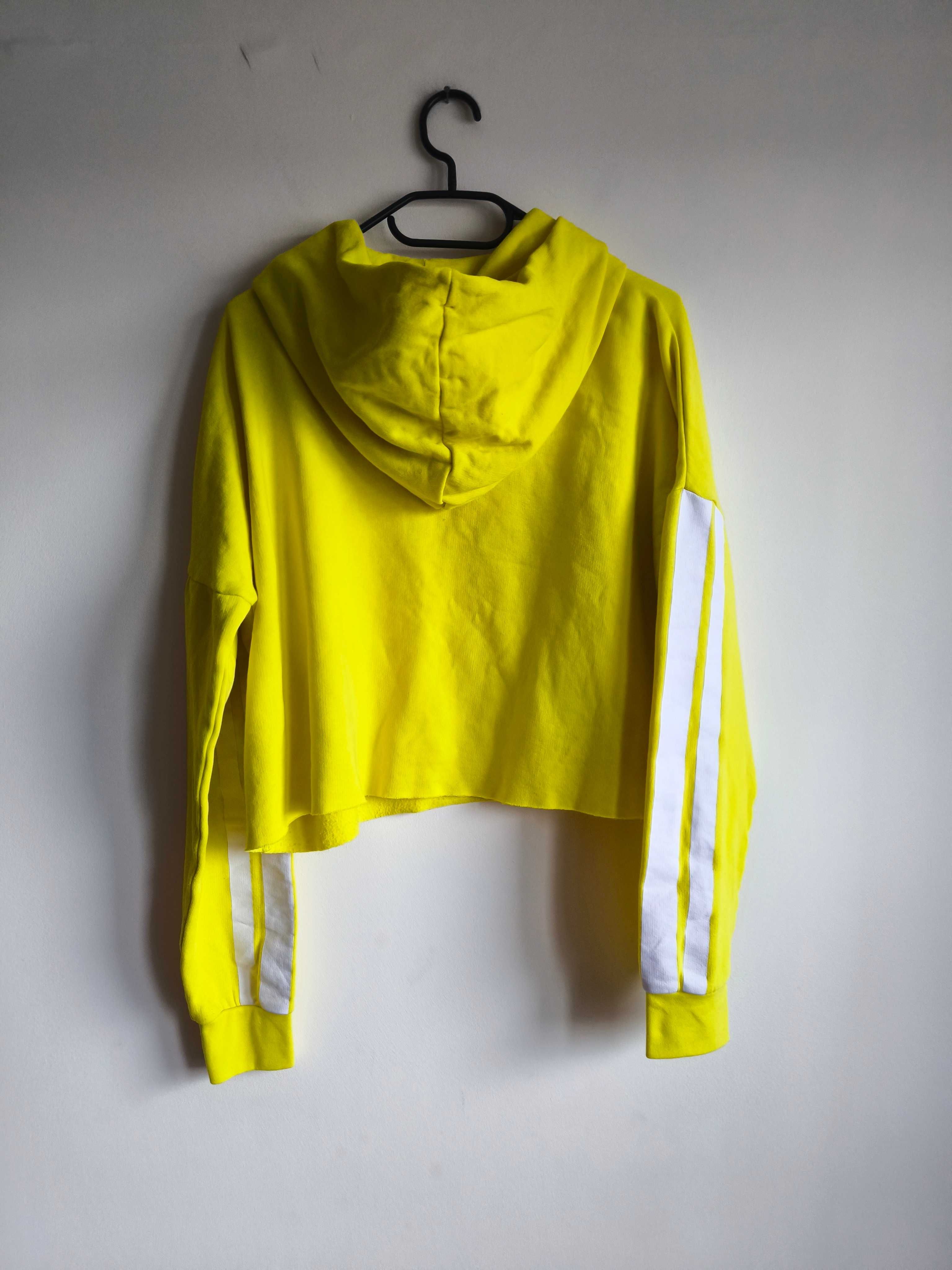 Stylowa żółta bluza marki Soc w rozmiarze S (36)