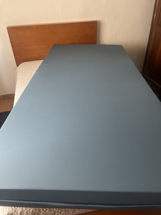 Colchao novo anti escaras com capa de protecao