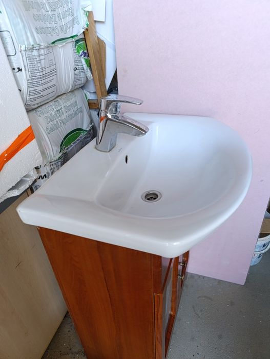 Umywalka z baterią Deante zlew bateria