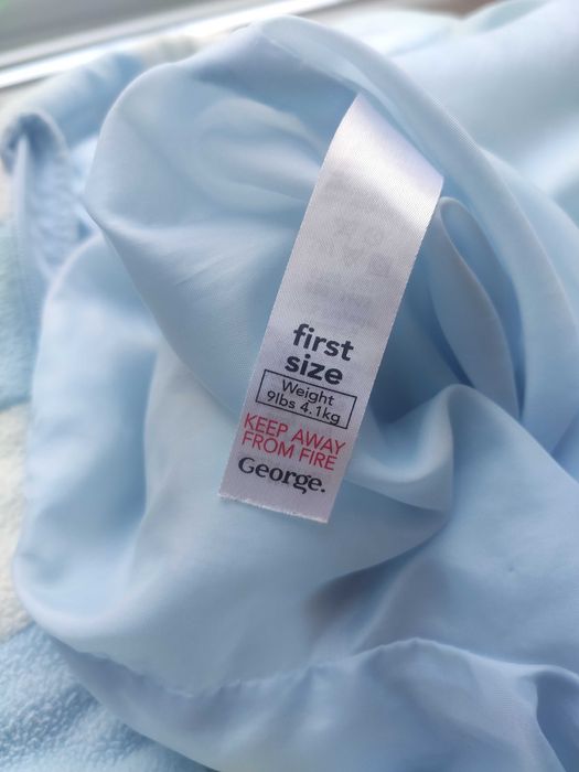 Kombinezon zimowy z kapturem niemowlęcy, dla noworodka