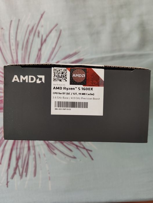 Процессор AMD Ryzen 5 1600X отличное состояние, рабочий
