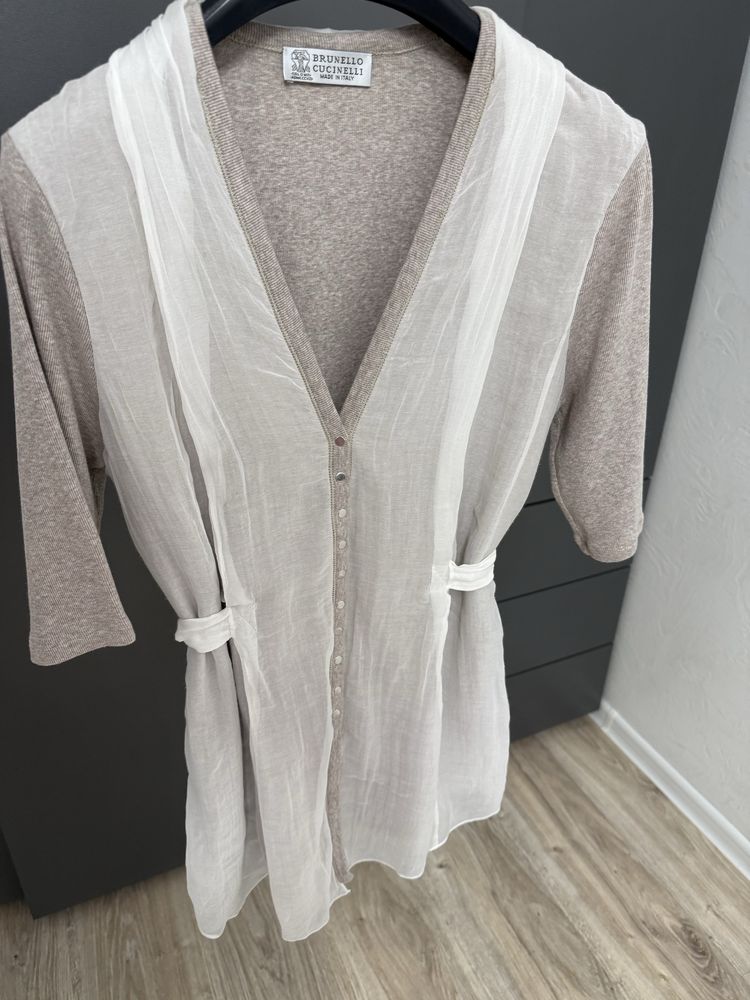 кофта brunello cucinelli оригинал  хлопок