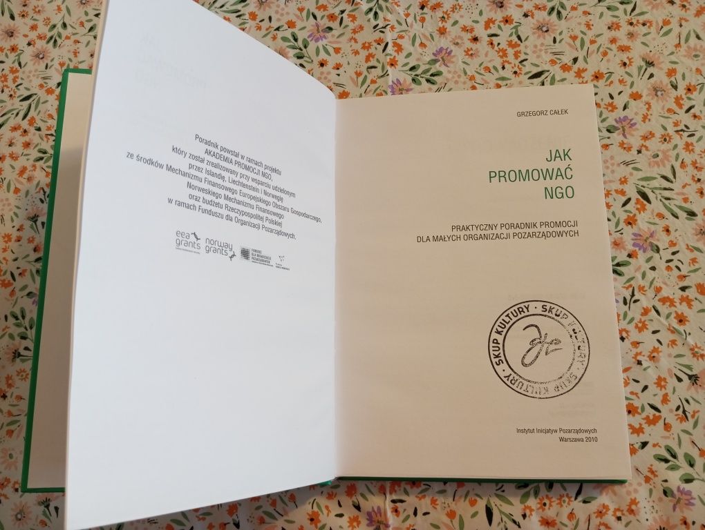 Grzegorz Całek Jak promować NGO