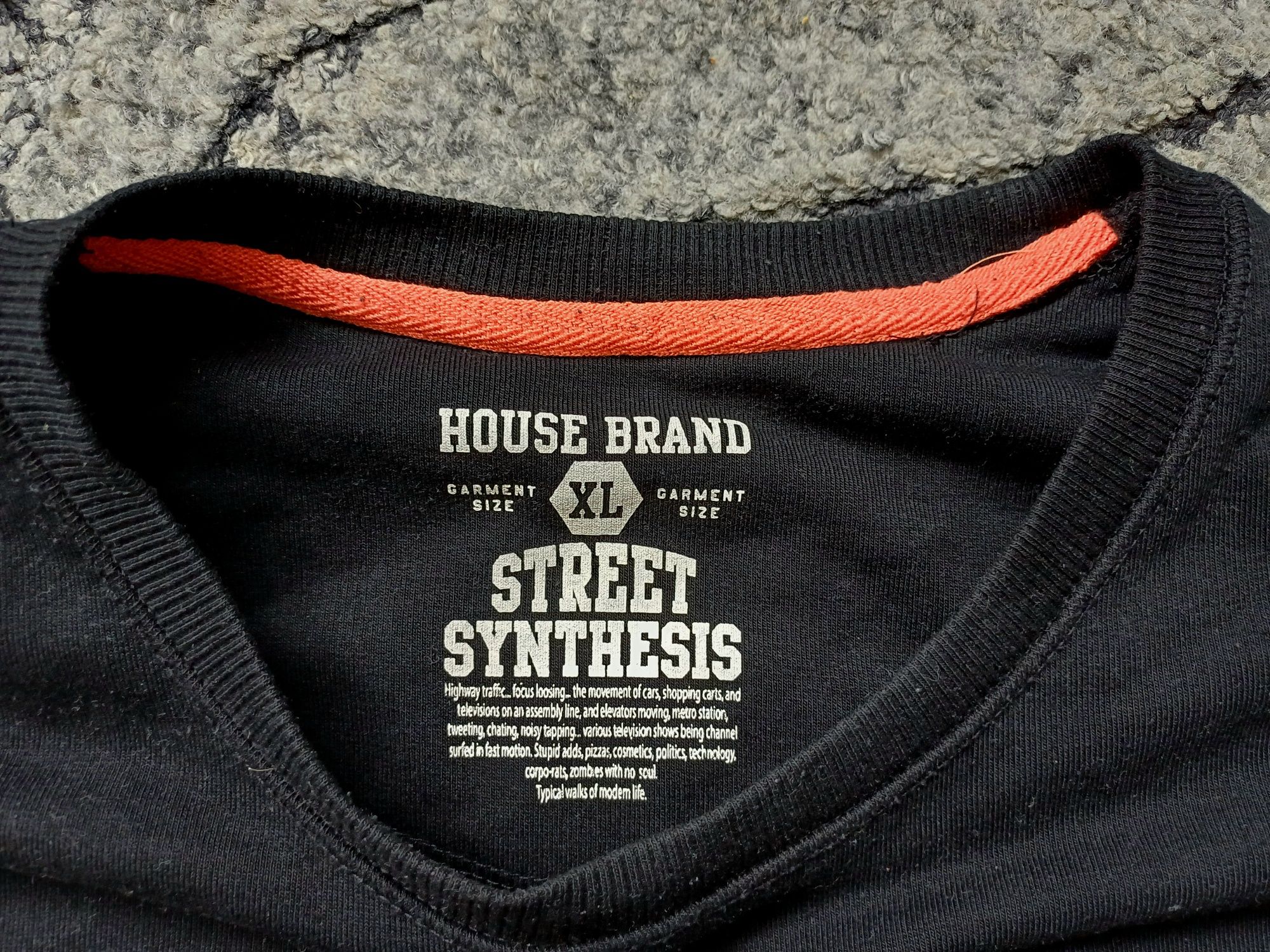 Bluza długa House crewneck Street art XL XXL dobry stan Los Angeles