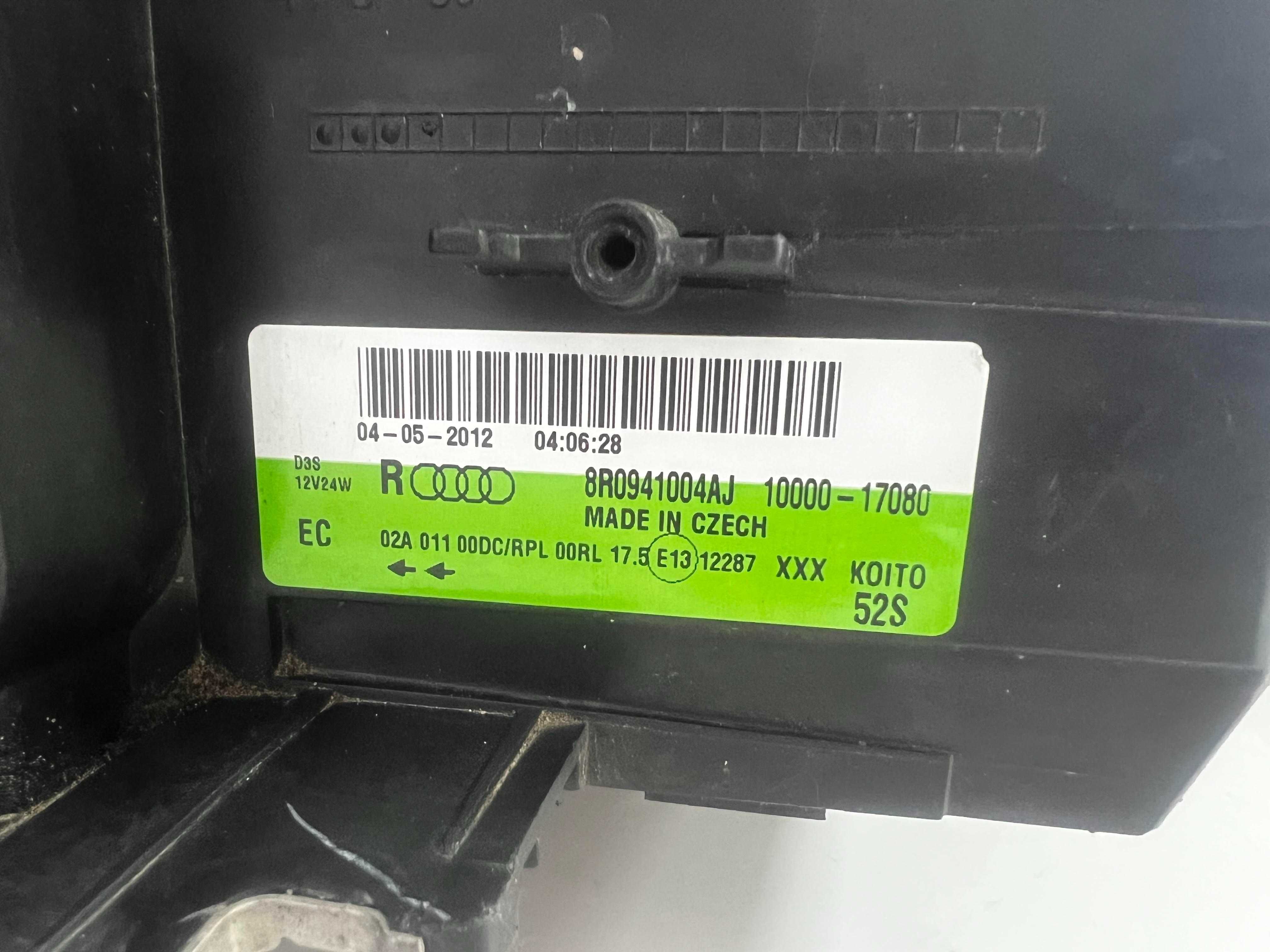 Audi Q5 8R до рест. адаптив 8R0941004AJ 8R0941003AF фари