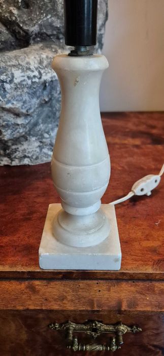 Antyk Lampa lampka z marmuru Francja. Unikat. Hollywood regency design