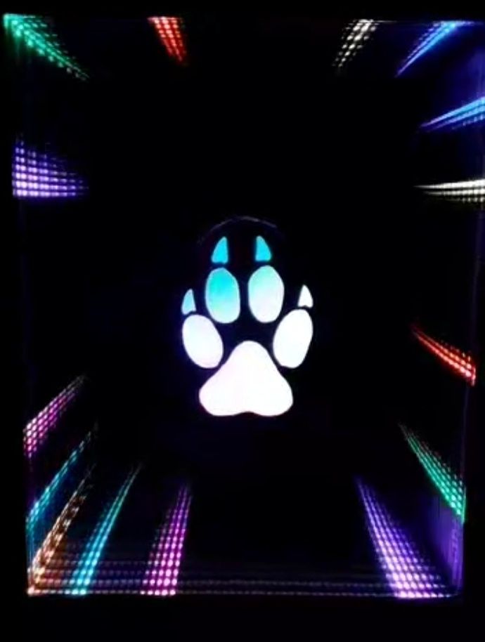 Lustra 3D led sterowane za pomocą  WiFi.
