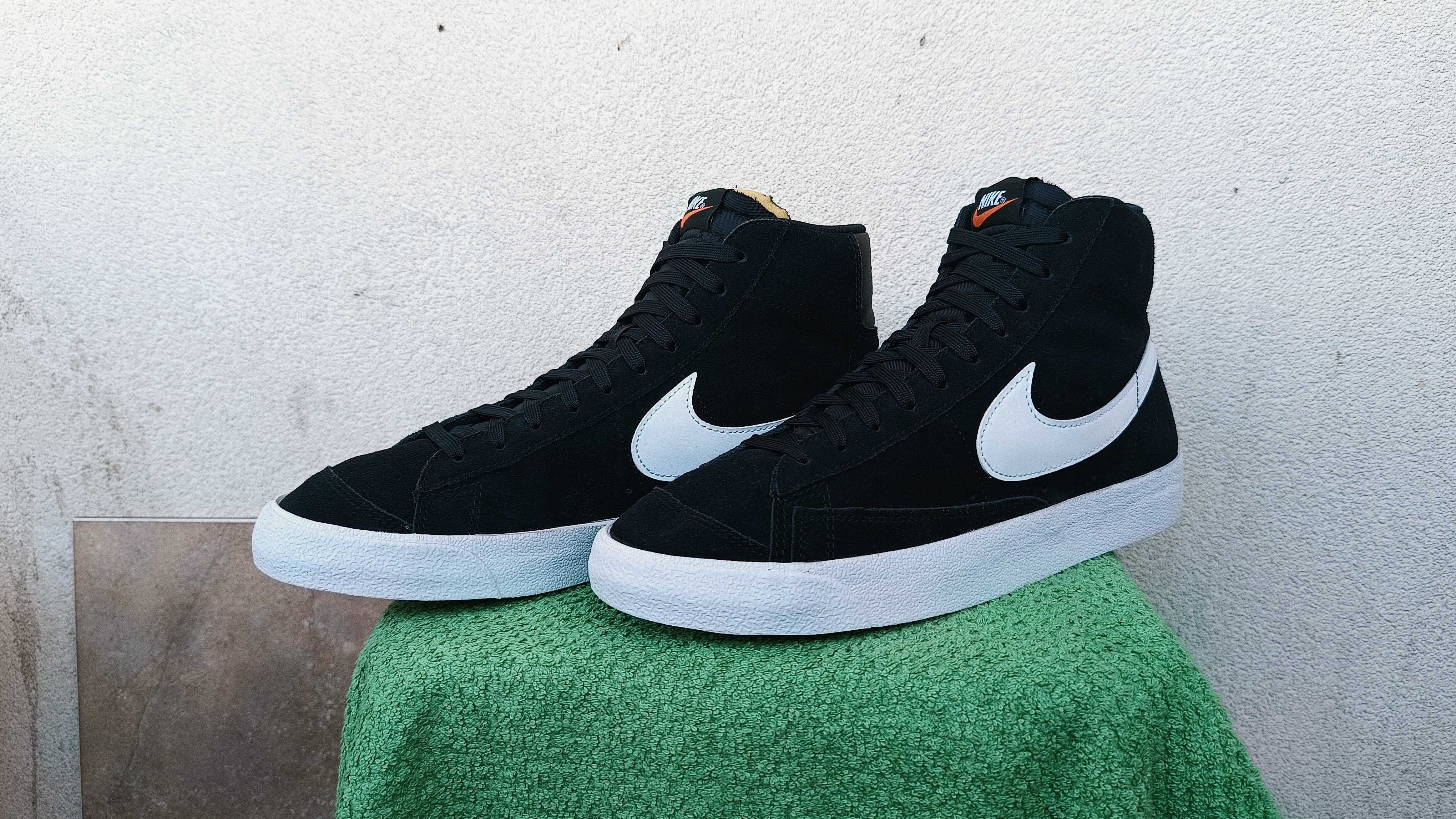 Wysokie sneakersy NIKE BLAZER MID'77 SUEDE r.45 skóra stan idealny
