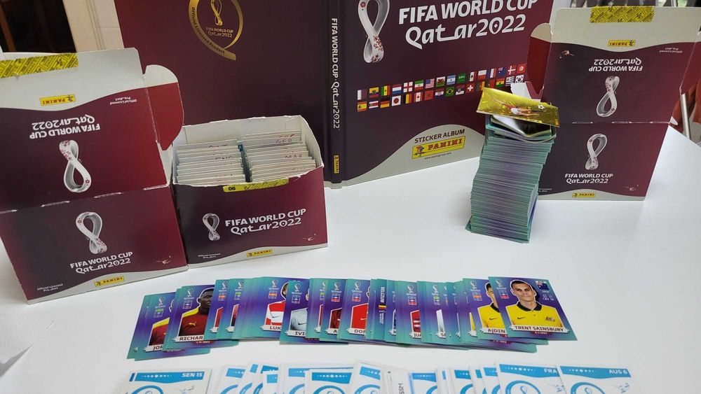Cromos Mundial Catar 2022 - 50% da coleção disponível!