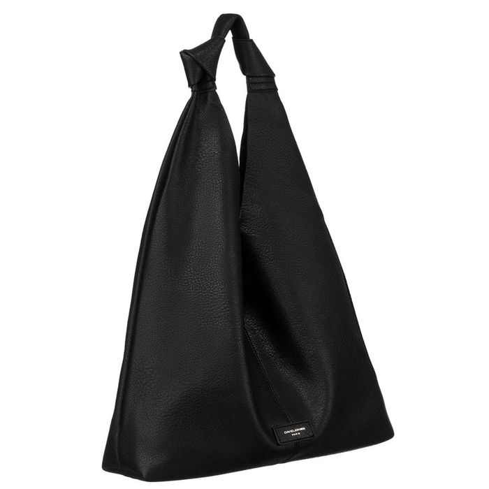 duża torebka-worek ze skóry ekologicznej - david jones