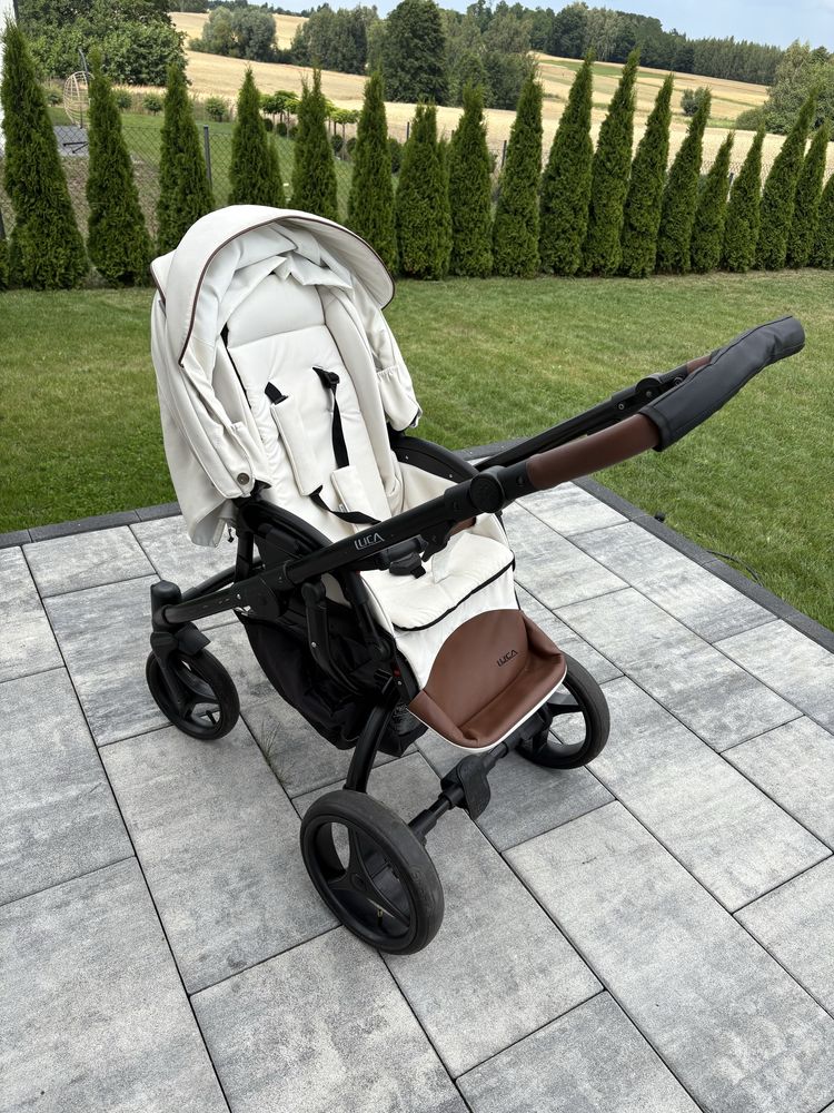 Wózek Bebetto Luca pro 2 w 1 z nosidełkiem Britax Romer i bazą