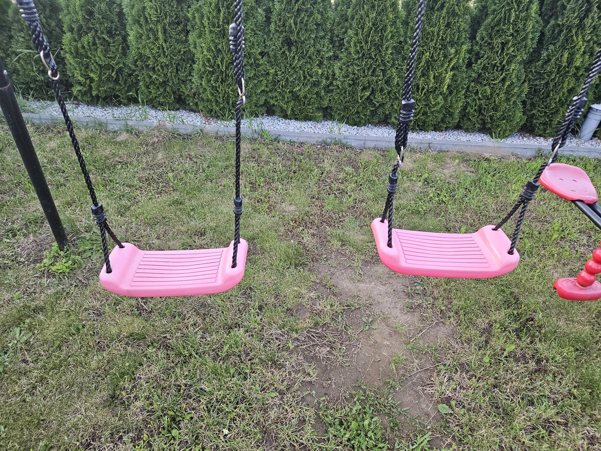 Huśtawka potrójna metalowa