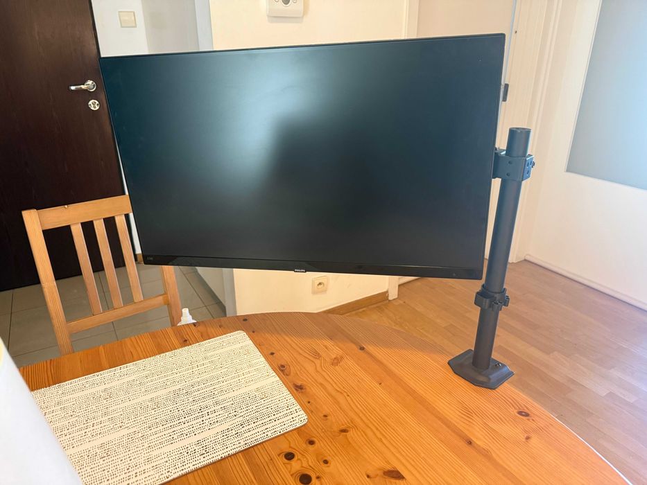 Monitor Philips 27″ 276E9QJAB + ramię BONTEC – zestaw, stan bdb