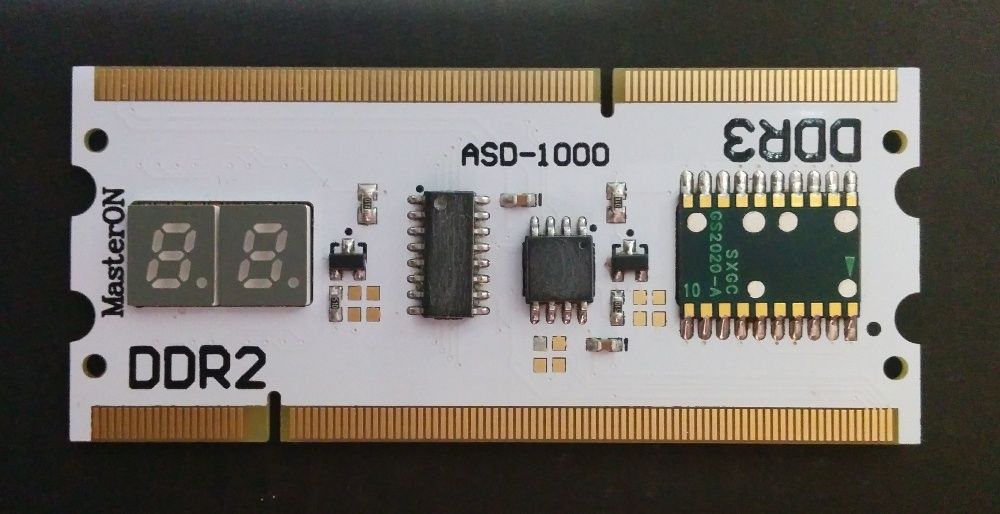 POST карта ASUS DDR2-DDR3 (ASD-1000) для ноутбуків