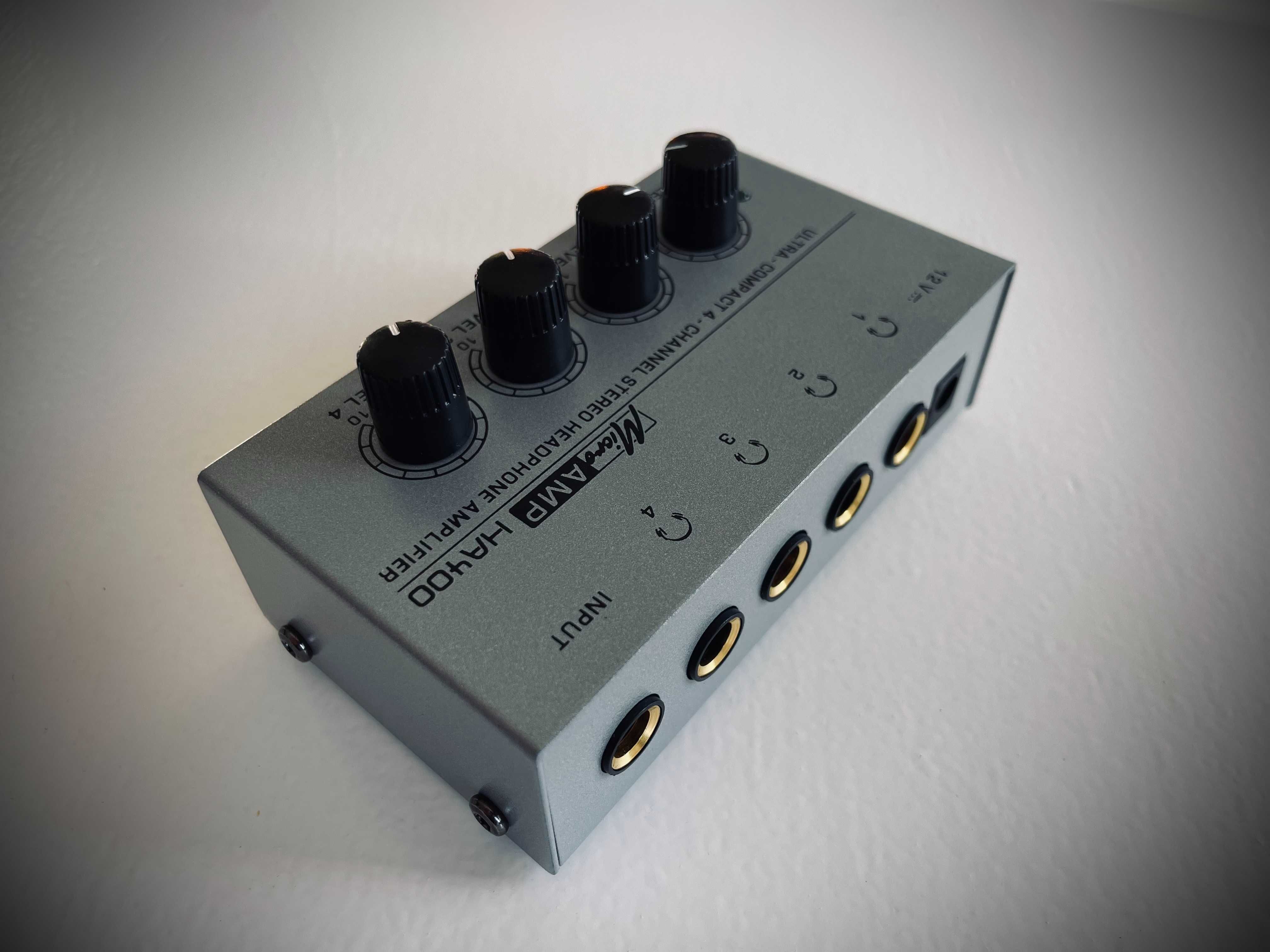 Wzmacniacz słuchawkowy IEM stereo 4 kanałowy