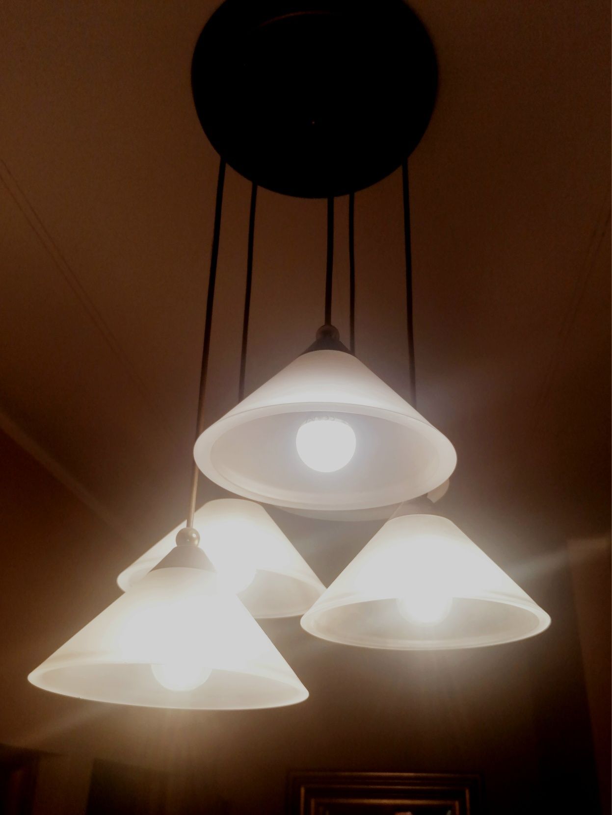 Lampa wisząca - 5 kloszy