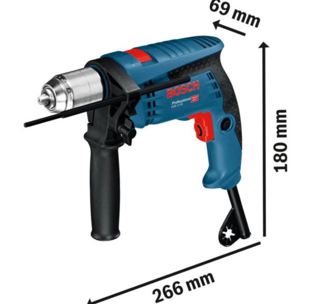 Дриль ударний Bosch GSB 13 RE Professional в картоні( оригінал )