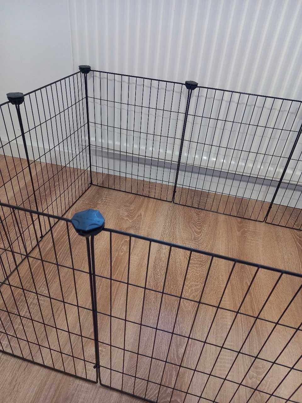 Klatka Kojec Dla Małych Zwierząt Zagroda 46x143x73 Cm Wybieg Siatka