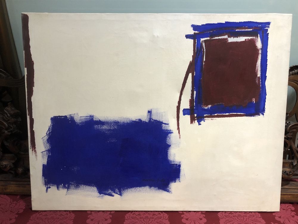 Oleo sobre tela, motivo abstrato - Maria João Art