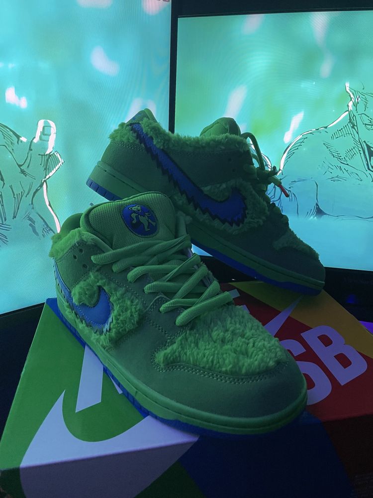 Nike SB Dunk Low Grateful Dead Bears Green