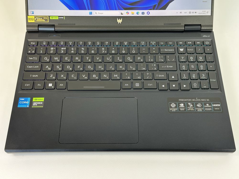 Acer Predator Helios 16/16”180Гц WUXGA/i5-14450HX/32GB/1TB SSD/RTX4060