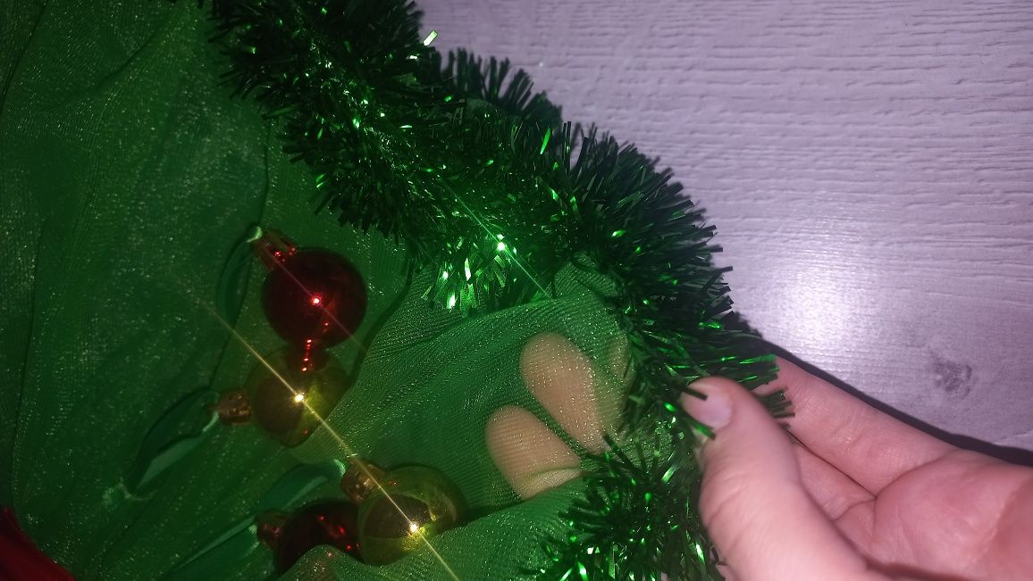 Przebranie świąteczne karnawałowe choinka dla dziecka